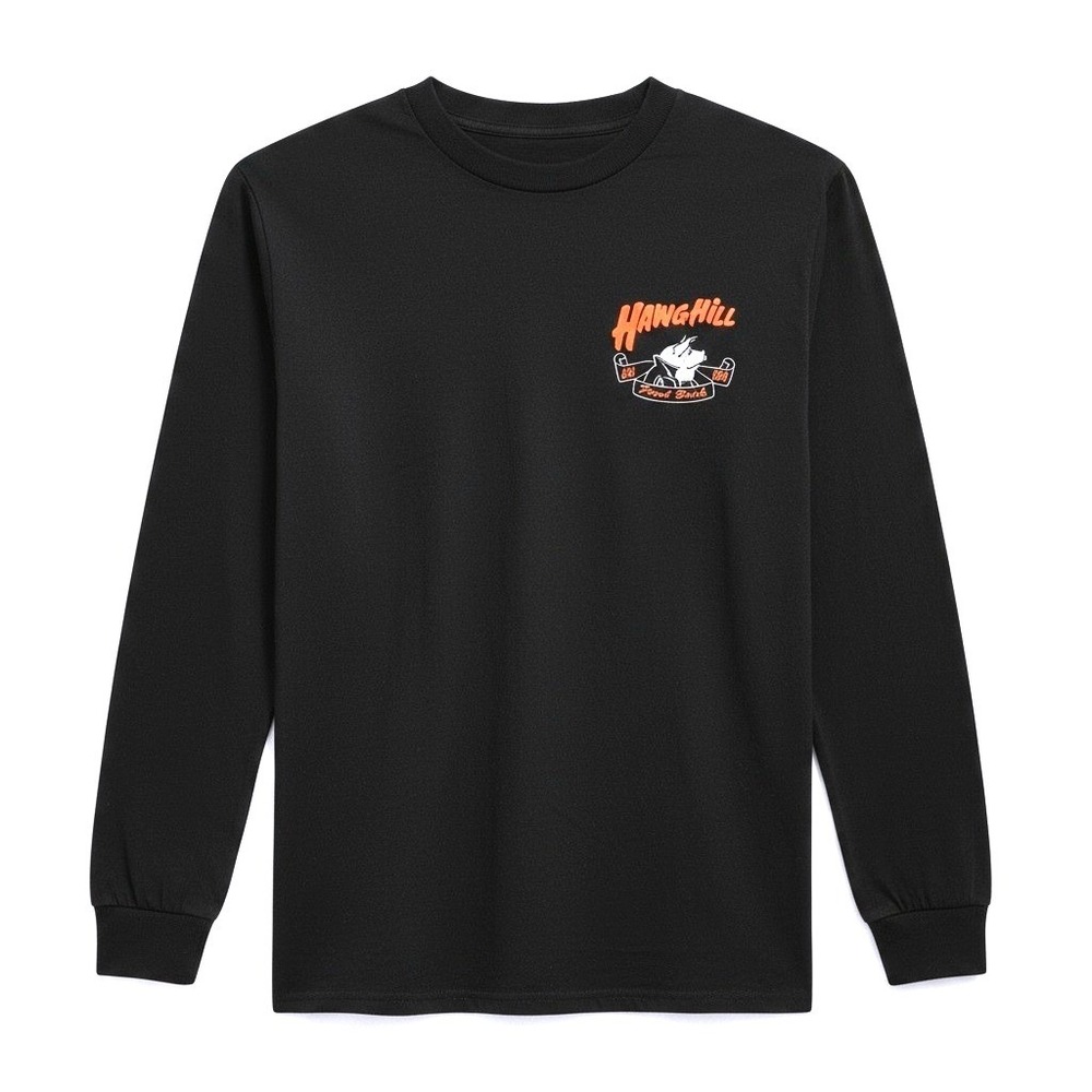 VTG 2001 Hawg Hill 78th Bike Week Weirs Beach NH Long Sleeve Shirt Black Medium